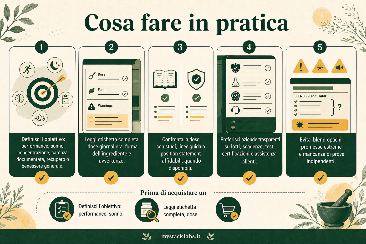 Cosa fare in pratica