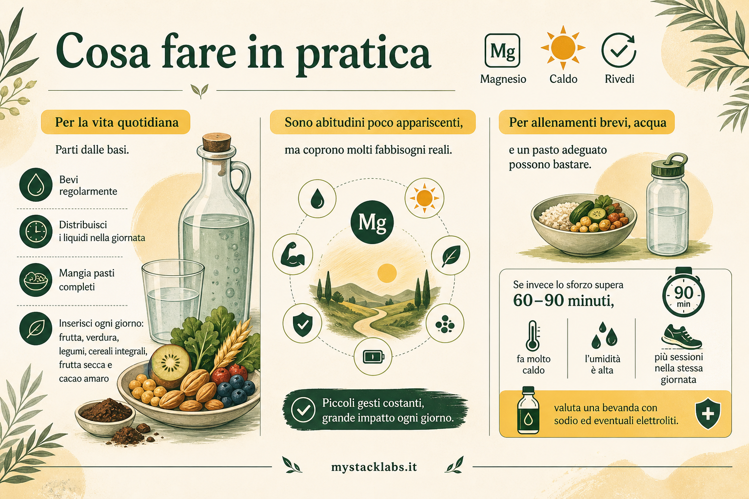 Cosa fare in pratica