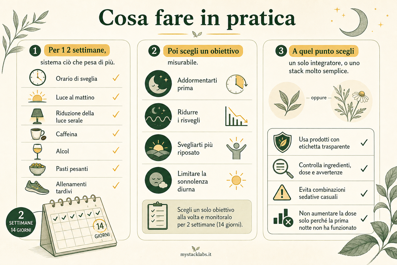 Cosa fare in pratica