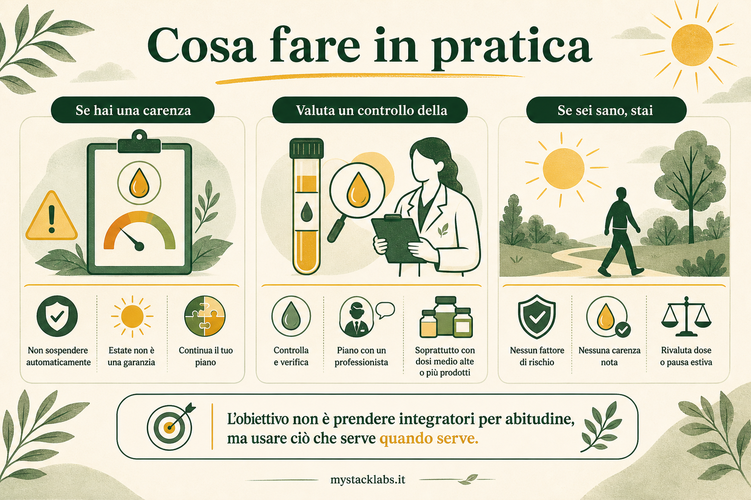 Cosa fare in pratica