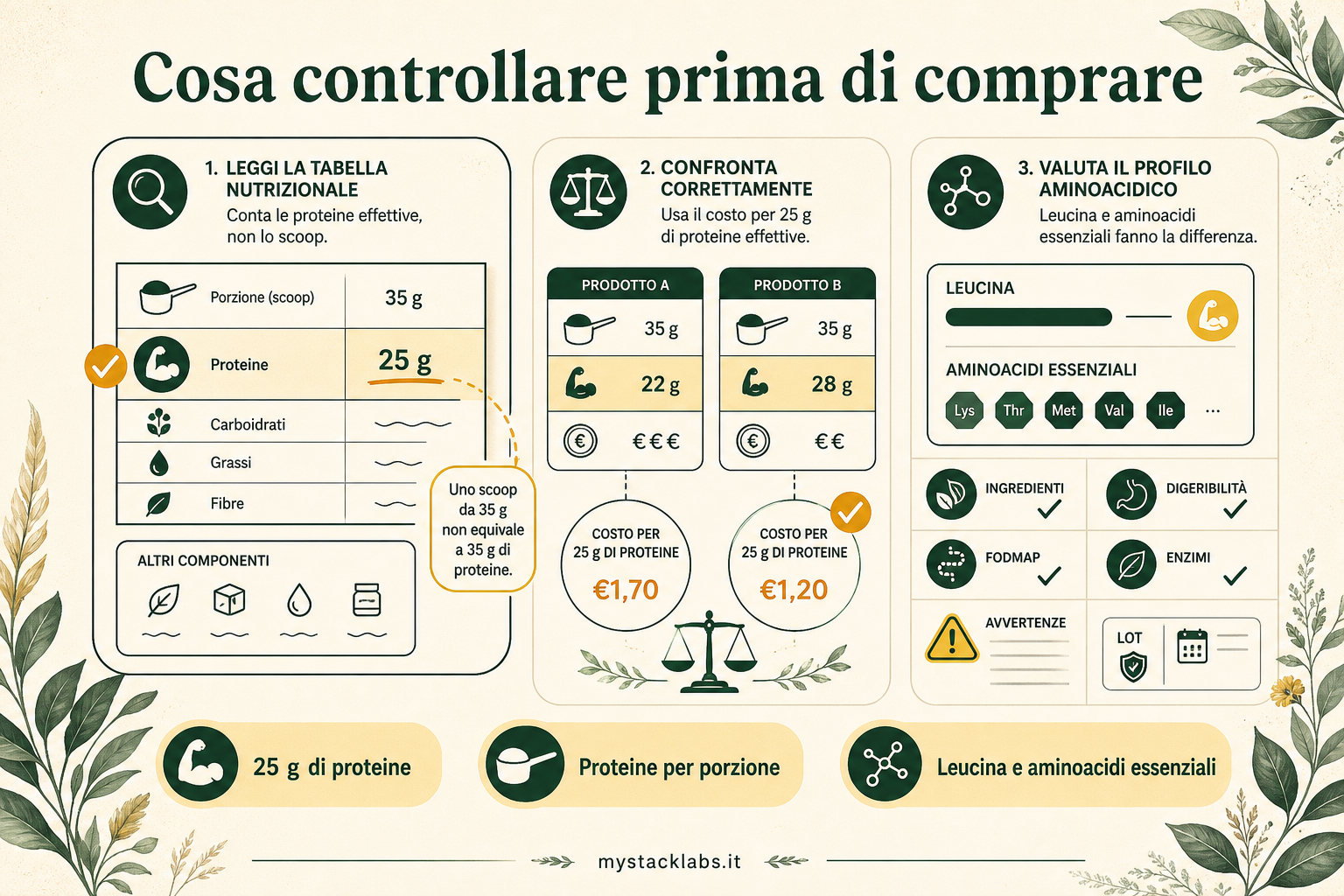 Cosa controllare prima di comprare